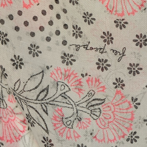 Free People Floral Pink and Gray Women's Sling Bag - Picture 2 of 2